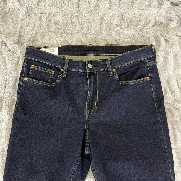 GAP Jeans Women’s 14S True Skinny Mid Rise Dark Wash Stretch Denim Blue Casual - Picture 3 of 9